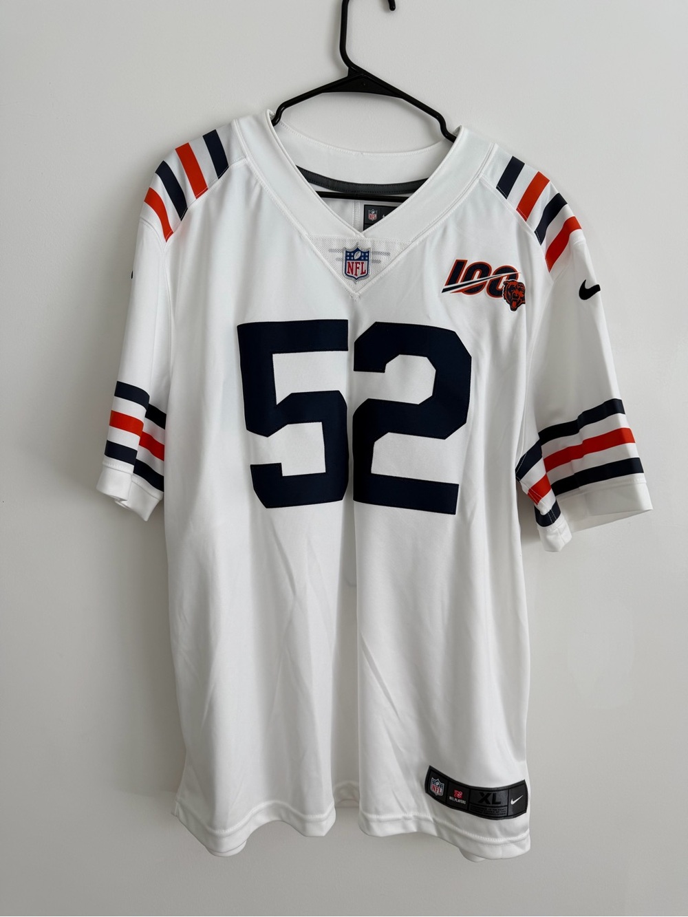 NFL Chicago Bears #52 Centennial Alternate White Khalil Mack Jersey